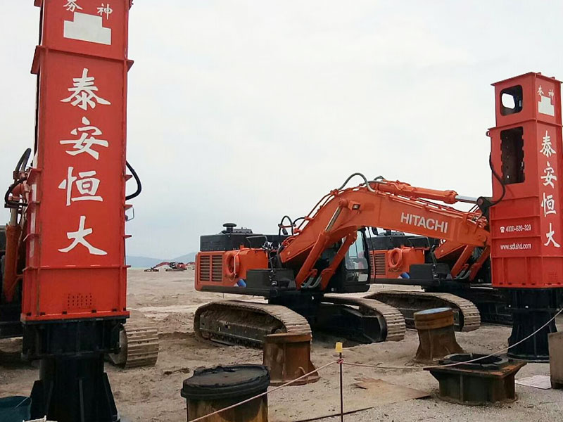 7t rapid impact compactor in Xiamen Airport